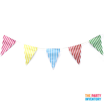 Stripe Bunting Flags (Multicolour)