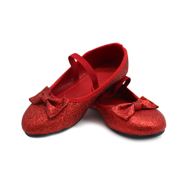 Children's Red Glitter Shoes