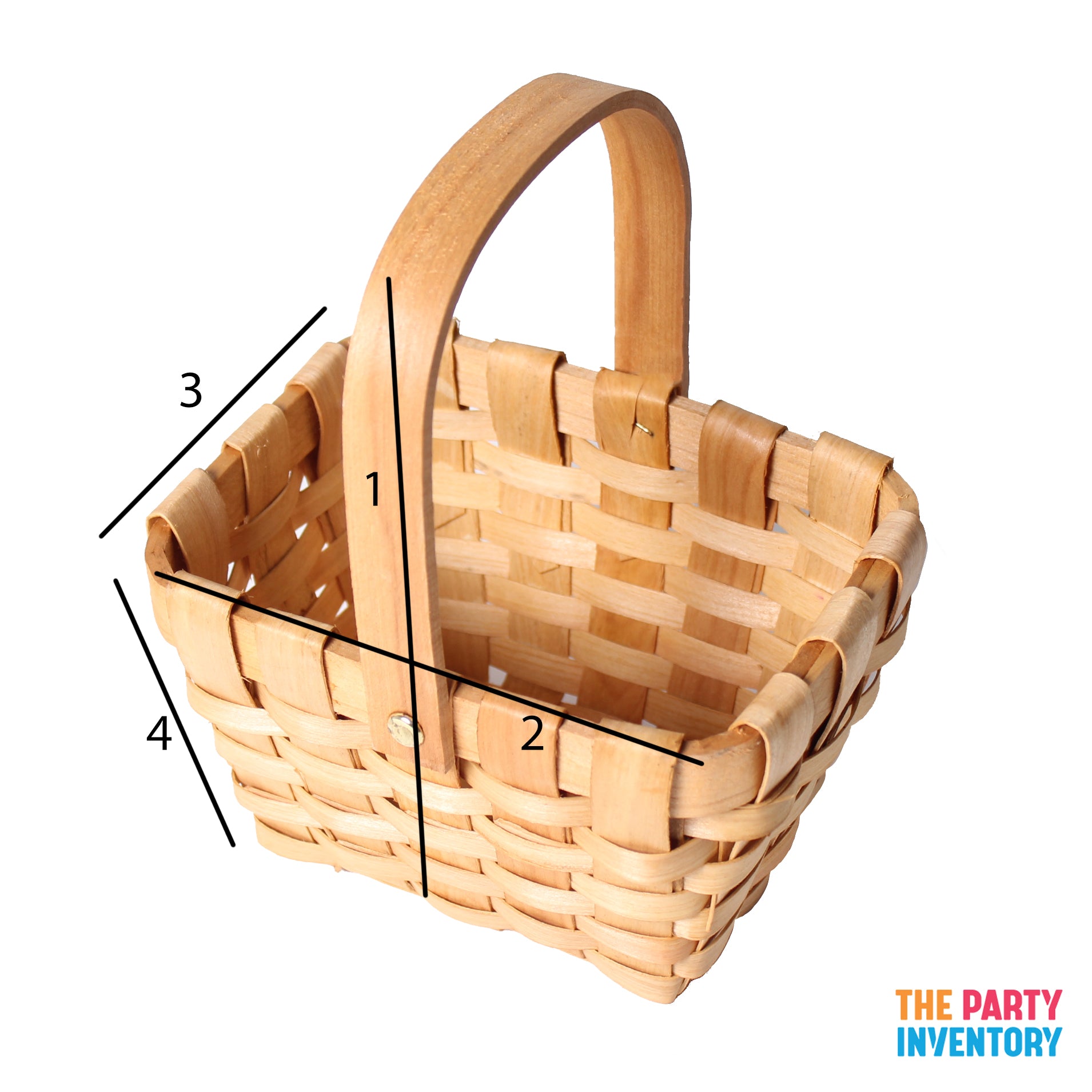 Little Red Ribbon Woven Basket – The Party Inventory