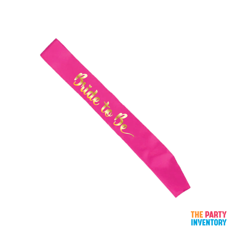 Bride to Be Party Sash