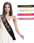 18 Today Party Sash