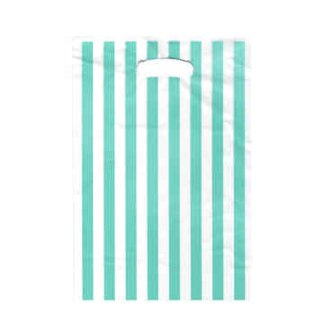 Lolly Bag (Stripe Aqua Blue Green)