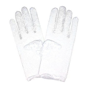 Short Lace Glove (White)