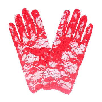 Short Lace Glove (Red)