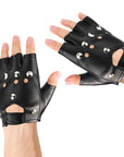 Punk Gloves (Faux Leather with Studs)