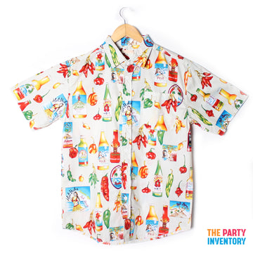 Adult Hawaiian Shirt (Chilli Sauce)