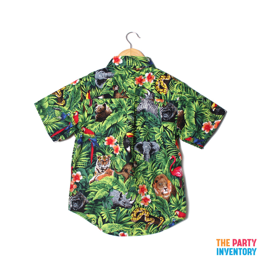 Children's Hawaiian Shirt (Jungle Print)
