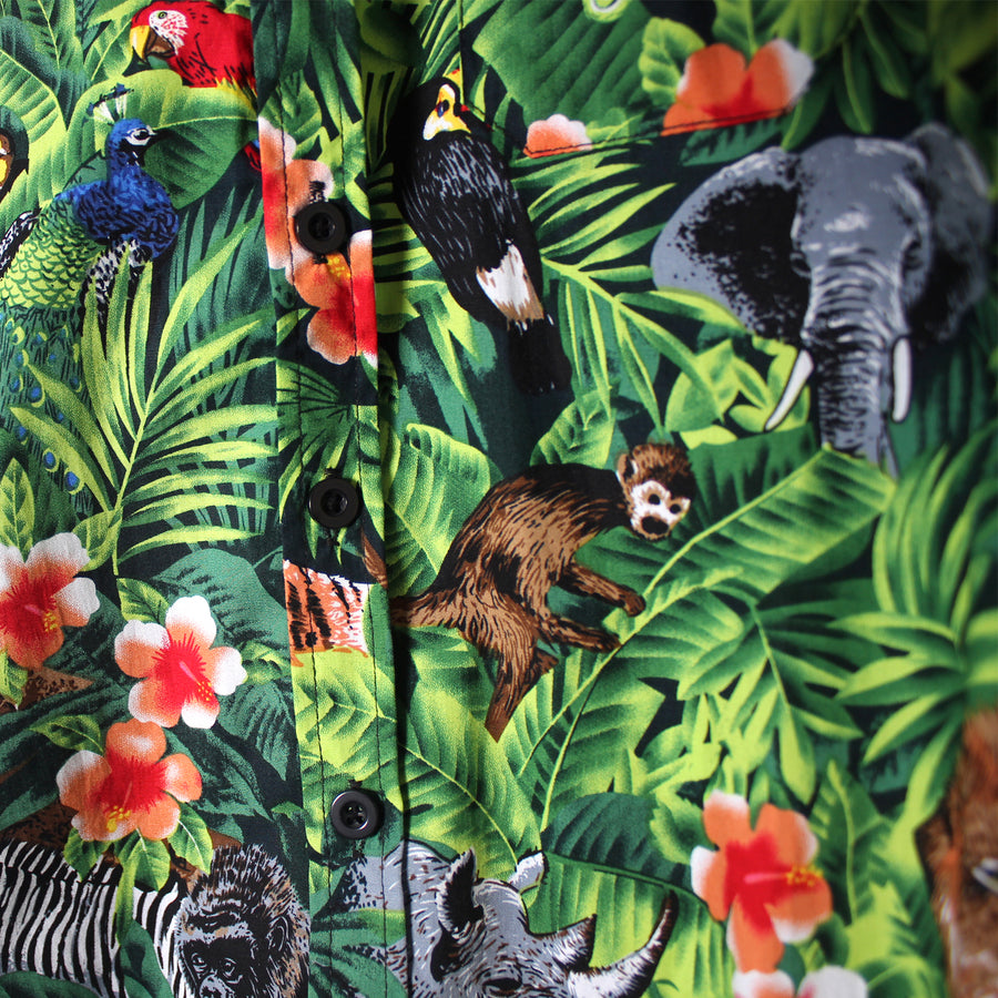 Children's Hawaiian Shirt (Jungle Print)