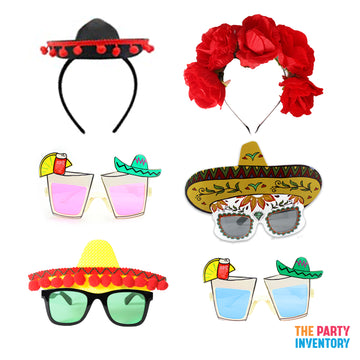 Mexican Photo Booth Props Kit