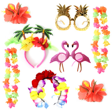 Hawaiian Photo Prop Party Kit