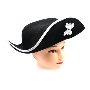 Pirate Hat (Adult) (White Rim)