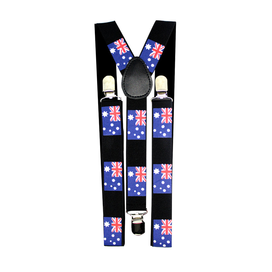 Australian Flag Suspenders