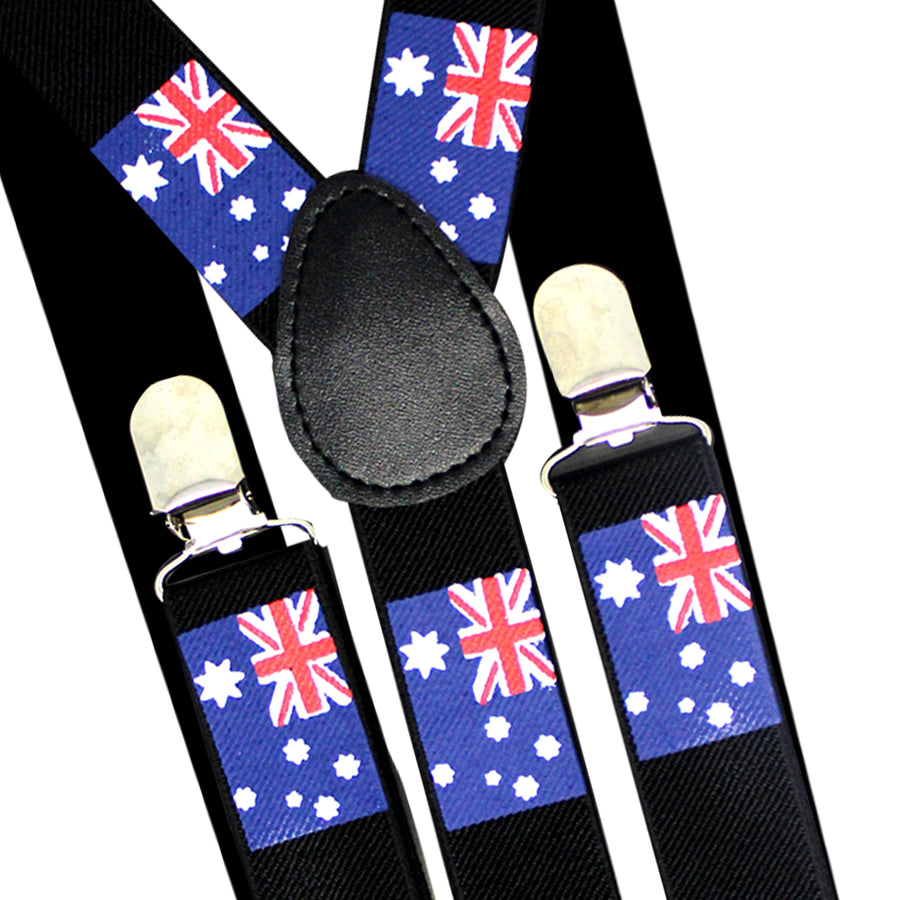 Australian Flag Suspenders