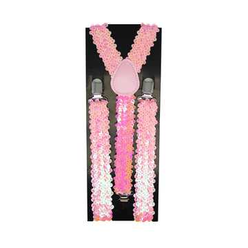Light Pink Sequin Suspender