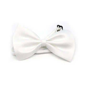 Plain Bow Tie (White)