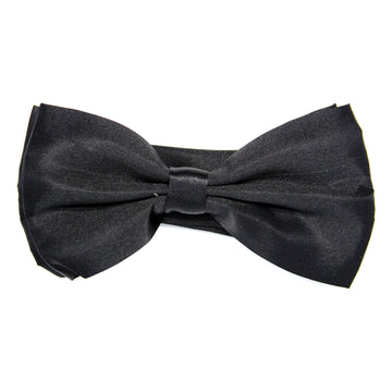 Large Plain Bow Tie (Black)
