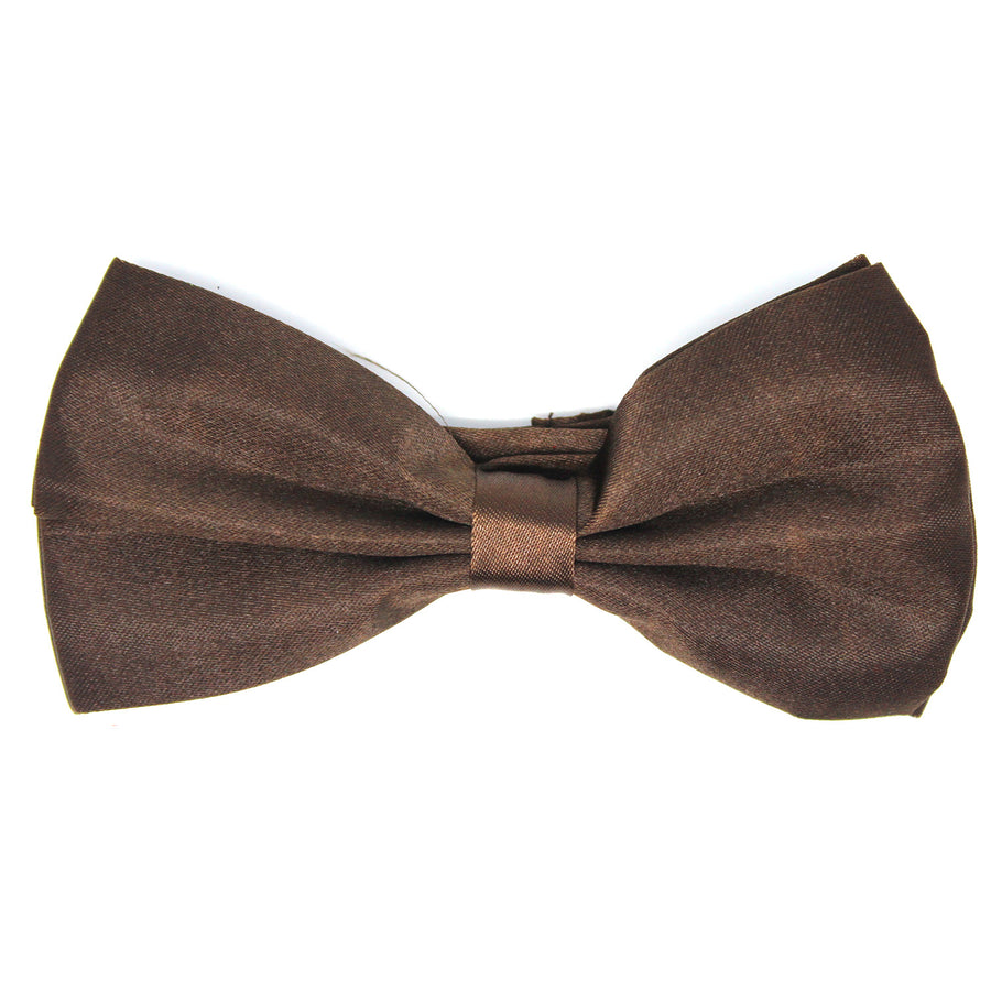 Large Plain Bow Tie (Brown)