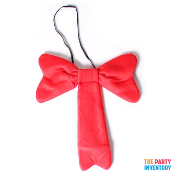 Jumbo Red Silly Cat Bow Tie