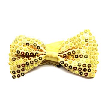 Small Sequin Bow Tie (Gold)