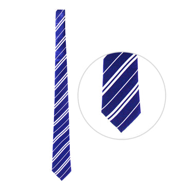 Long Wizard Stripe Tie (Blue)
