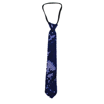 Sequin Tie (Navy Blue)