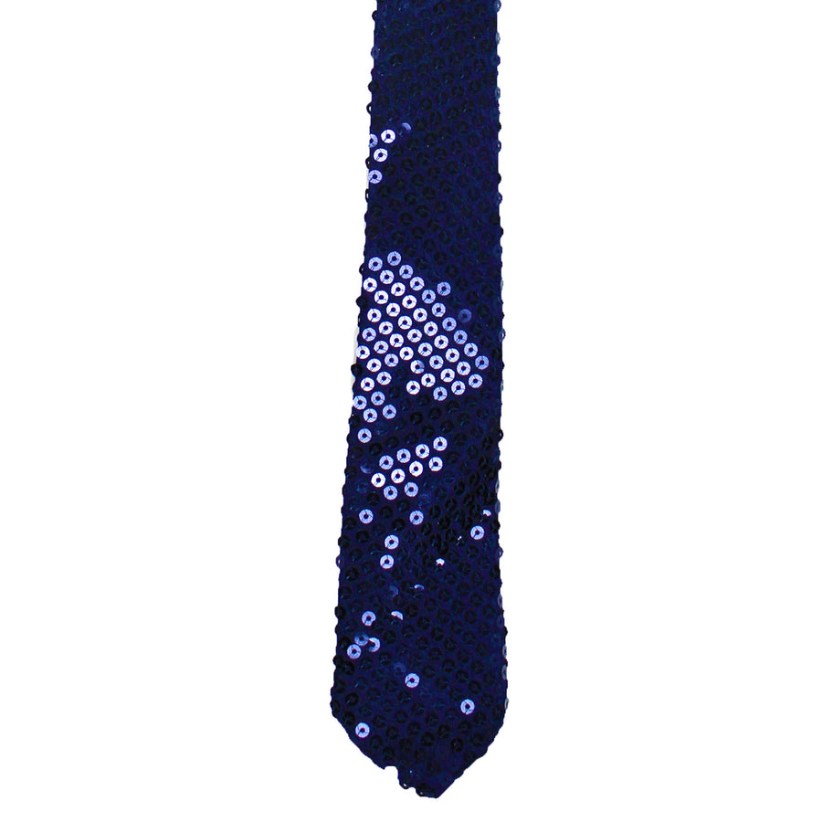 Sequin Tie (Navy Blue)