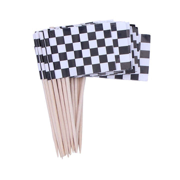 Racing Checkered Flag Toothpicks (50pk)