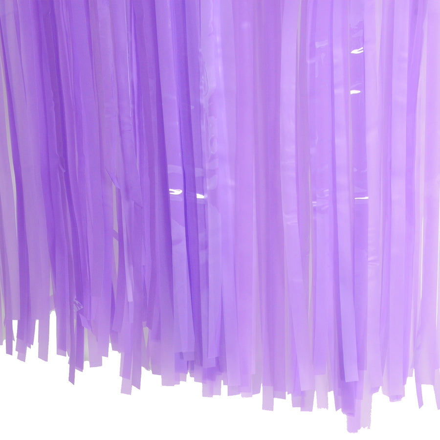 Neon Tinsel Curtain (Purple)