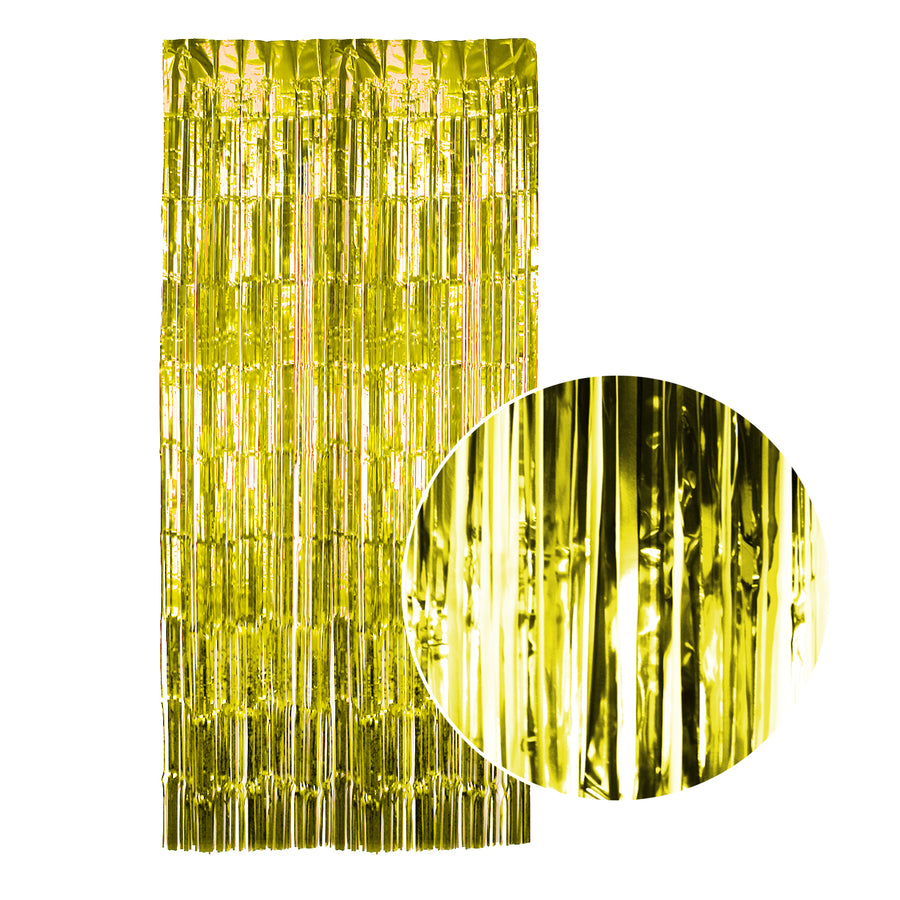 Gold Metallic Curtain