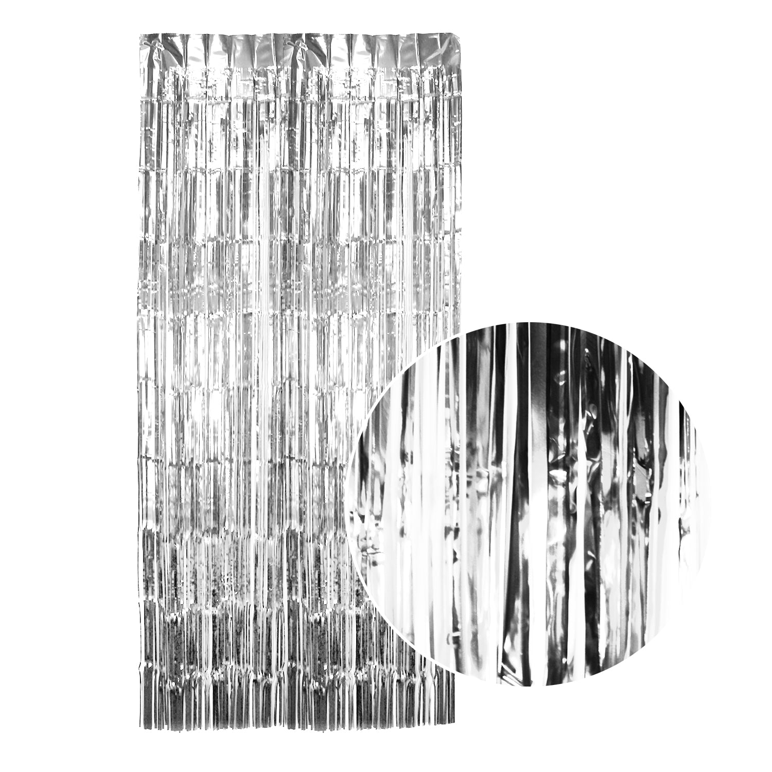 Black and Silver Party Decoration Kit
