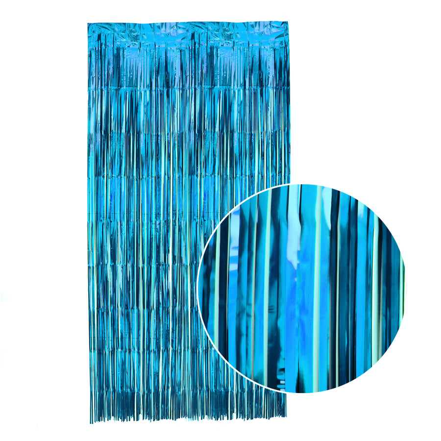 Iridescent Blue Birthday Decoration Kit