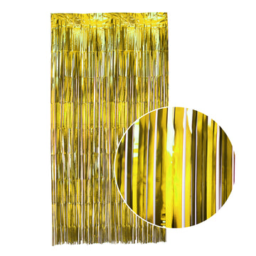 Gold Iridescent Tinsel Curtain