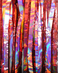 Light Rose Gold Iridescent Tinsel Curtain
