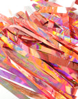 Light Rose Gold Iridescent Tinsel Curtain