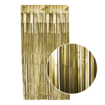 Gold Matte Tinsel Curtain