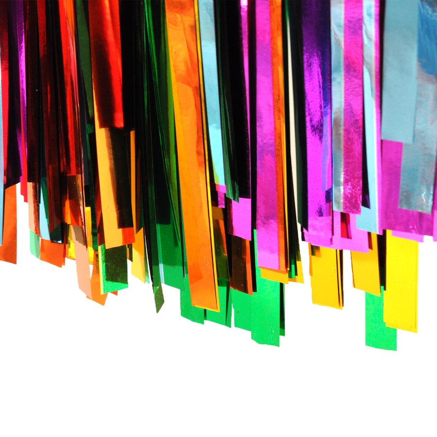 Rainbow Metallic Curtain (Vertical Stripe)