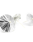 Metallic Silver Cocktail Umbrella Picks (12pk)