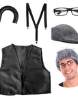 Old Man Grandpa Costume Kit (Children/Adult)