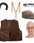 Old Man Grandpa Costume Kit (Children/Adult)