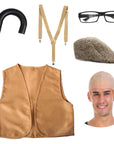 Old Man Grandpa Costume Kit (Children/Adult)