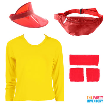 Adult Life Guard Man Costume Kit