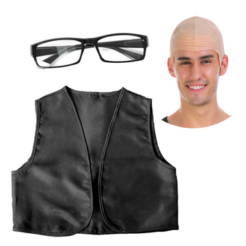 Bald Grandpa Costume Kit (Children/Adult)