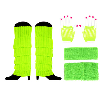 1980s Basics Costume Accessory Kit (Green)