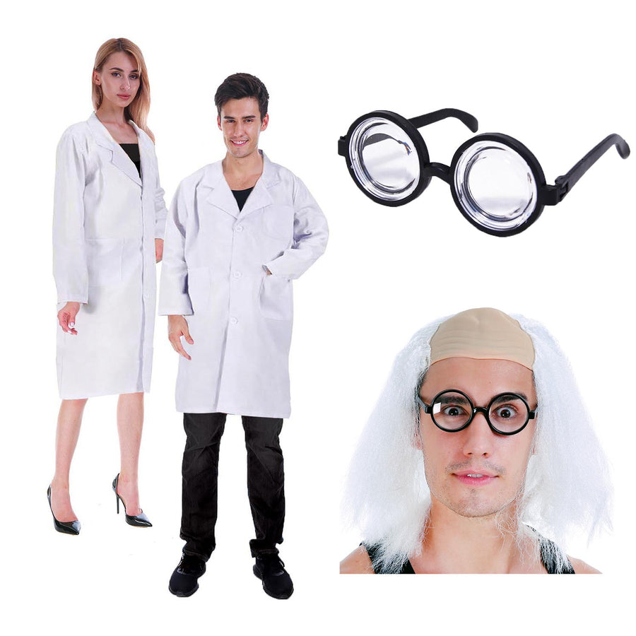 Kids/Adults Mad Scientist Costume Kit