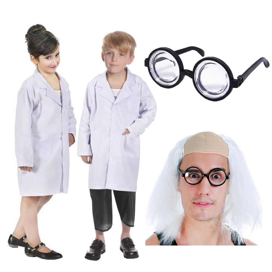 Kids/Adults Mad Scientist Costume Kit