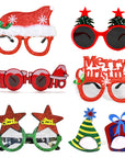 Christmas Glasses Photo Prop Kit (6 pack)
