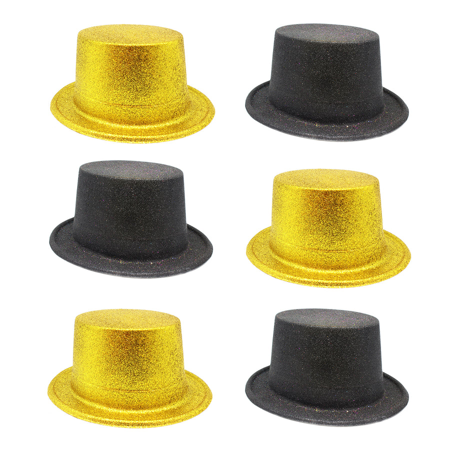 New Years Eve Photo Prop Accessory Kit (Black and Gold)