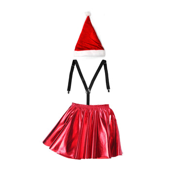 Metallic Christmas Santa Costume Kit (Kids/Adults)
