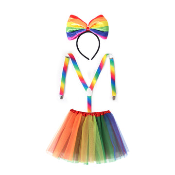 Rainbow Girl Costume Kit (Kids/Adults)