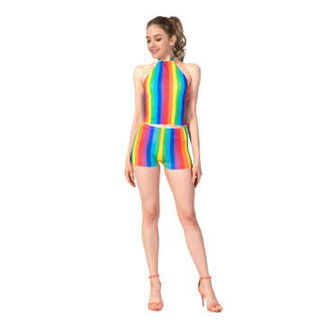 Rainbow Stripe Outfit Costume Kit